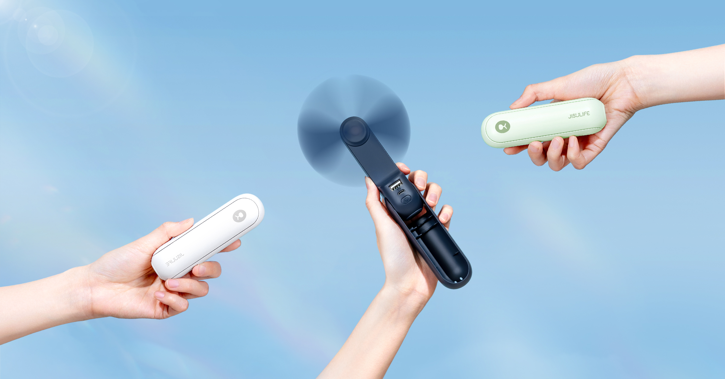 Amazon.com: JISULIFE Portable Handheld Fan, Mini Personal 3-In-1